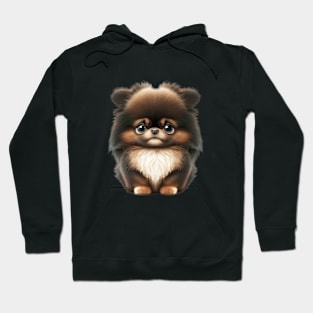 Dog Pet Cute Adorable Humorous Illustration Hoodie